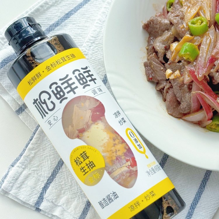 金标松茸生抽(酱油酿造)
