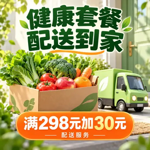 送到家的健康套餐